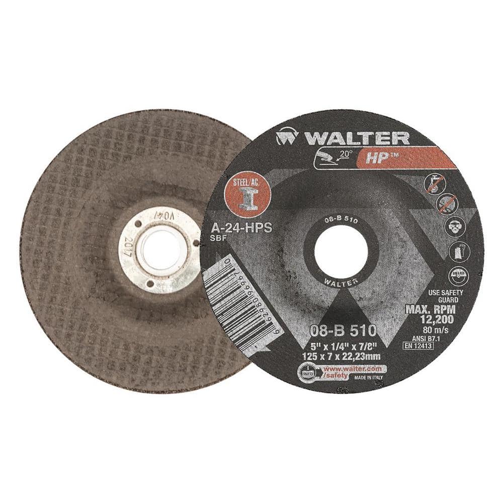 4-1/2" x 1/4" x 7/8" AA Abrasives Grinding Wheels Metal Stainless WA24S T27 25