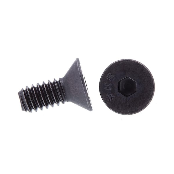 Qty 20 1/4-20 x 5/8" Flat Head Socket Caps Screws SAE Alloy Steel Blk Oxide