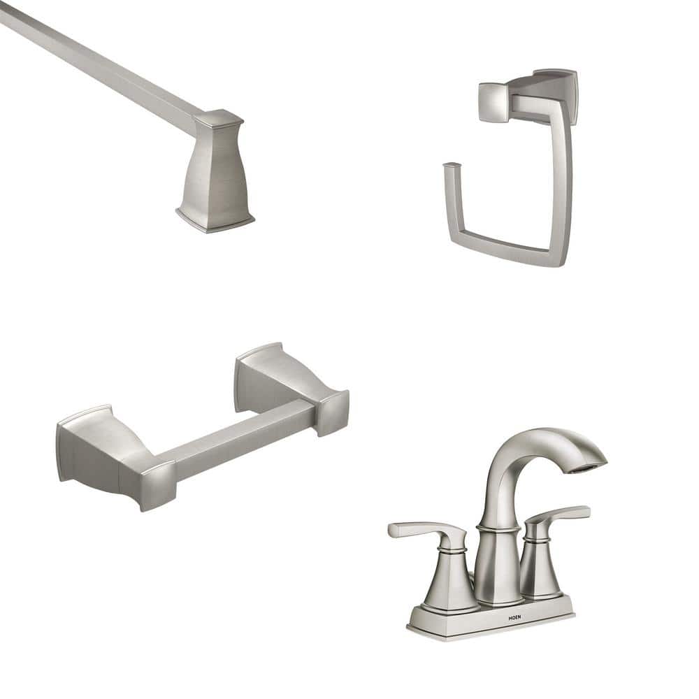 Have a question about MOEN Hensley 4 in. Centerset 2Handle Bathroom