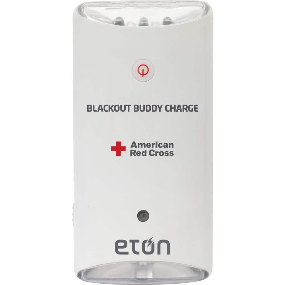 American Red Cross Blackout Buddy the Emergency LED Flashlight Lights Up Automatically When There is a Power Failure ARCBB200W-DBL Eton ARCBB200W_DBL Blackout Alert and Nightlight