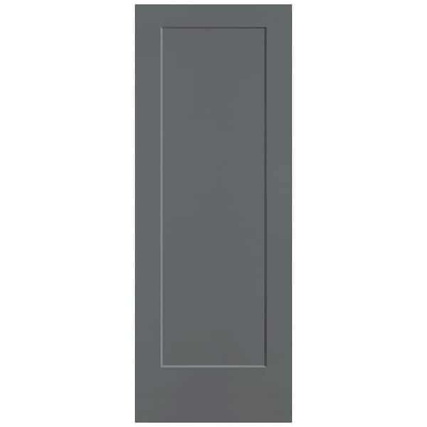 Masonite 30 in. x 80 in. 1-Panel Lincoln Park Single Bore Solid Core Cordite Molded Composite Interior Door Slab