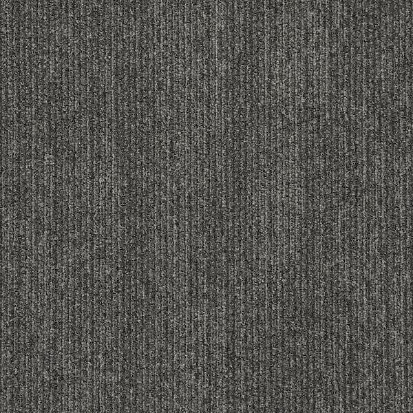 Mohawk Elite Dark Gray Commercial/Residential 24 in. x 24 Glue-Down or Floating Carpet Tile (24-piece/case) (96 sq. ft.)