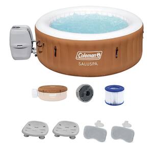 Miami 4-Person AirJet Hot Tub with 2 SaluSpa Seat and 2 Headrest Pillows