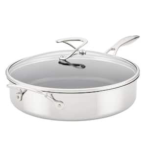 C-Series 5 qt. Stainless Steel Nonstick Saute Pan Silver with Lid