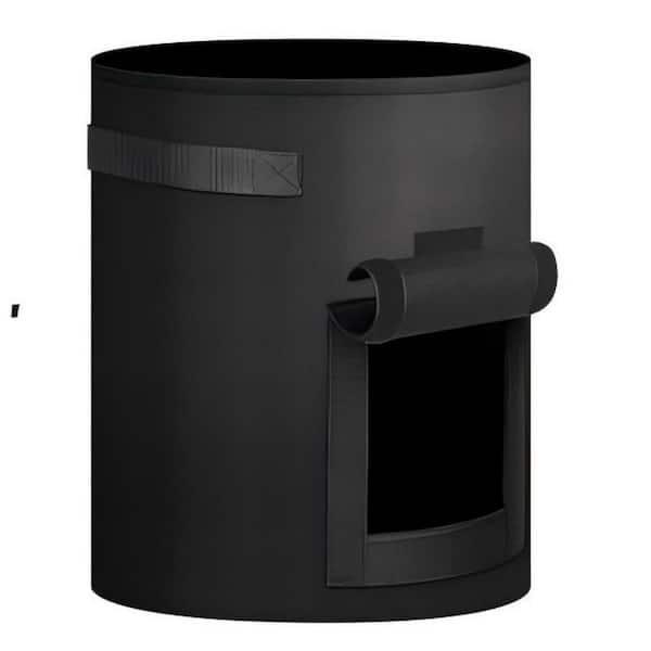 6 Pack 10 Gallon Thickened Nonwoven Fabric Garden Planting Pot with Durable Handle and Harvest Window、Flap