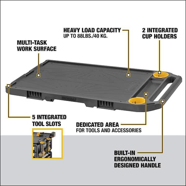 DEWALT - TOUGHSYSTEM 2.0 DxL 30 in. 2-Drawer Box, 30 in. Deep Drawer Box, 30 in. Dolly and 30 in. Worktop