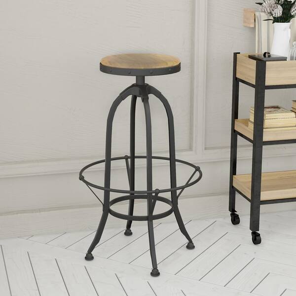 Yosemite Home Decor 28 in. Iron Bar Stool