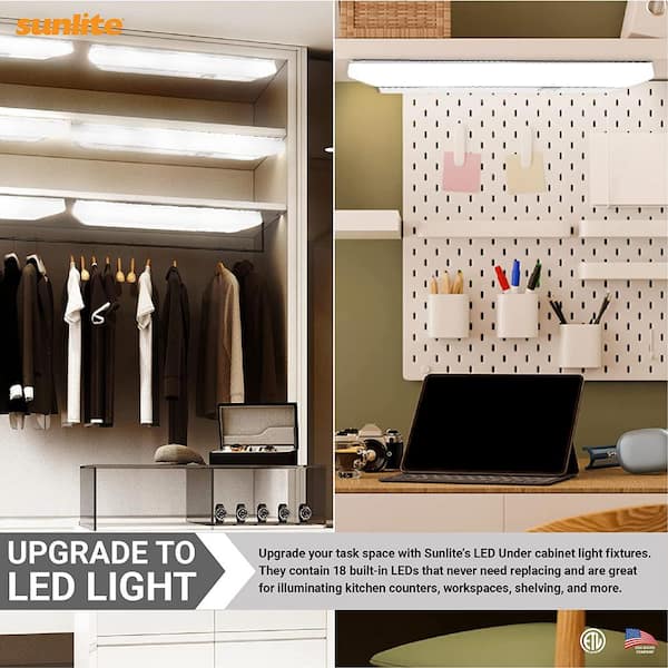 1-Bar Smart Under Cabinet Lighting Accessory Light, White Light,18