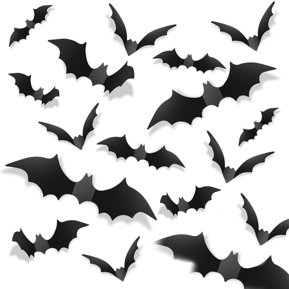 Realistic 3D Bat Decorations with PVC Material for Outdoor Wall Window and Halloween Yard Scares Decorations (140-Pack) price history on PriceWatchPro