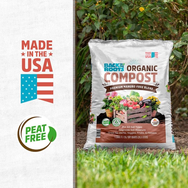 Organic Compost Soil Amendment (1 cu. ft. Bag)