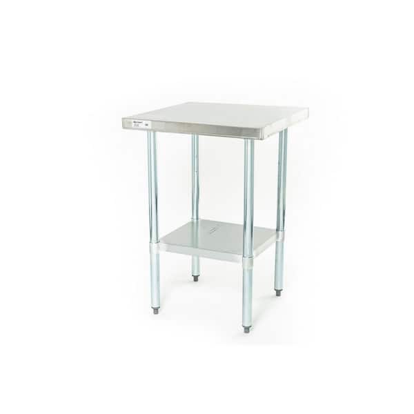 Stainless Steel 24 in. Kitchen Prep Table