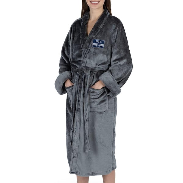 NFL Cowboys Rollout Charcoal S/M Silk Touch Robe
