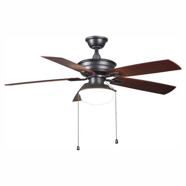 Home Decorators Collection Marshlands 52 in. LED Indoor/Outdoor Natural Iron Ceiling Fan with Light Kit