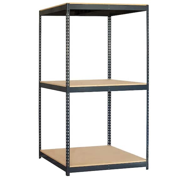 Salsbury Industries 48 in. W x 84 in. H x 36 in. D Heavy Duty Steel and Particleboard Solid Shelving
