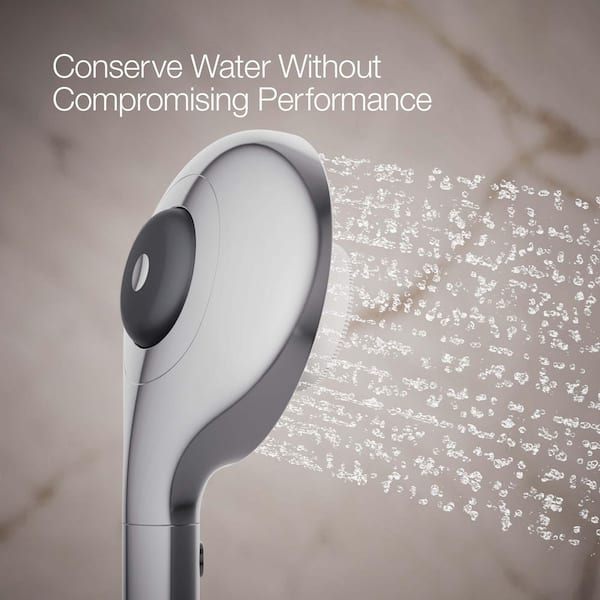 KOHLER Spaviva 2-Spray Wall Mount Handheld Shower Head with All-In-One Cleansing Device 1.75 GPM in Polished Chrome
