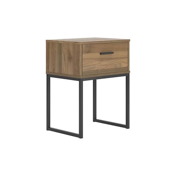 Deanlow Brown 1 Drawer Nightstand