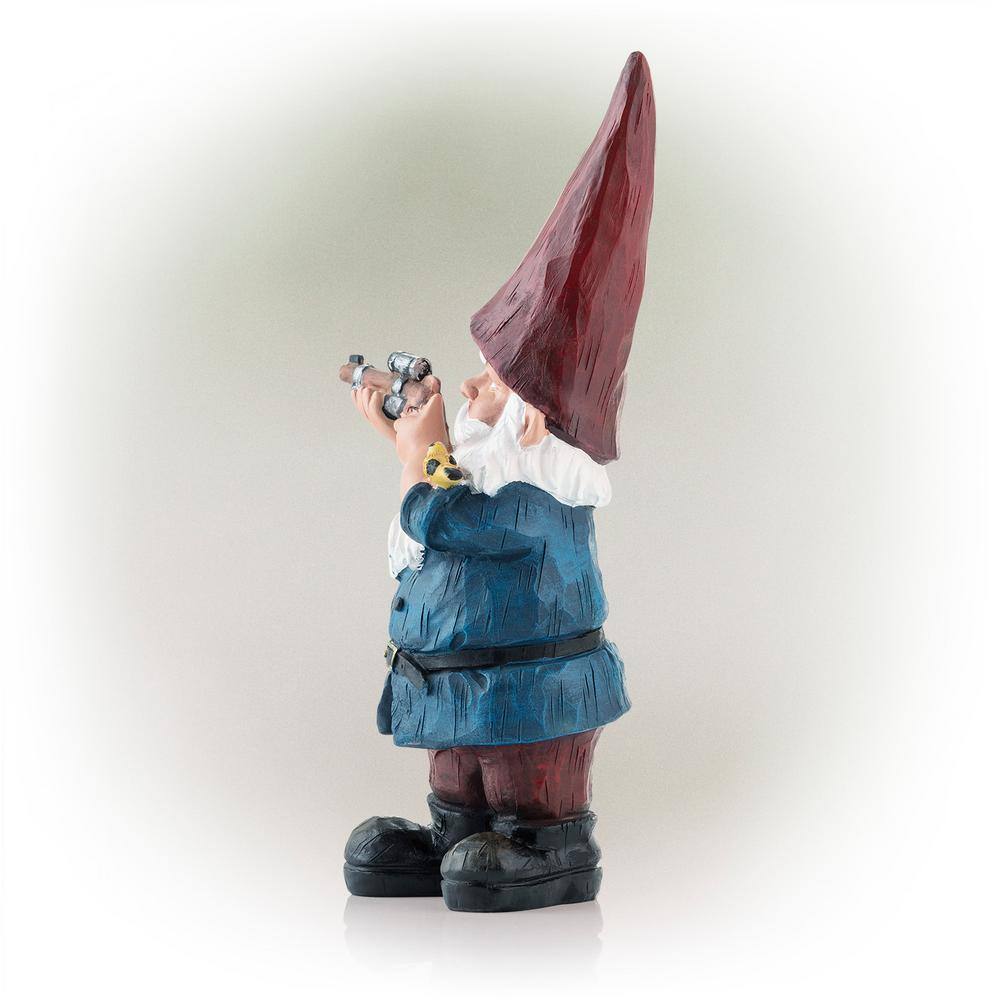 Multicolor Polyresin Animated Garden Gnome Lawn Decoration