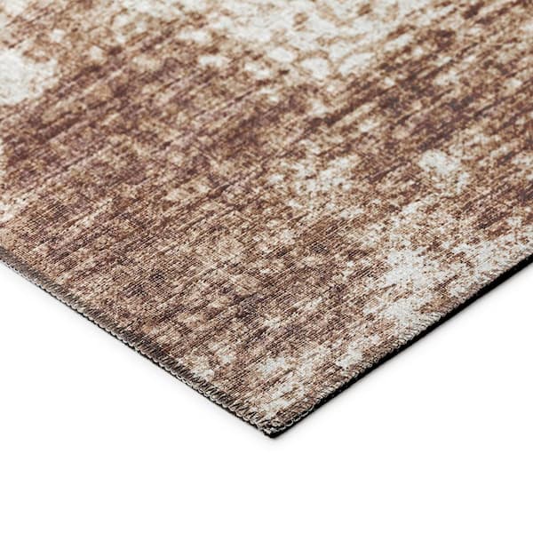 Rylee Brown 8 ft. x 10 ft. Geometric Indoor/Outdoor Area Rug