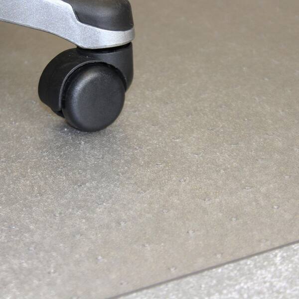 Cleartex Marlon BioPlus Rectangular Polycarbonate Chair Mat for Low/Medium Pile Carpets up to 1/2" thick - 46" x 60"