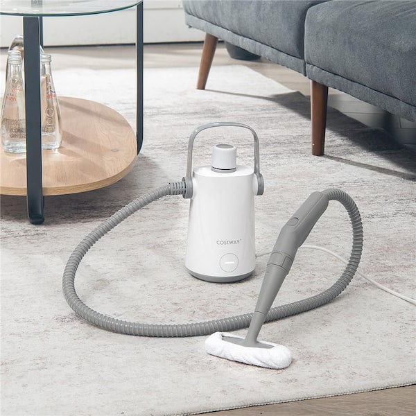 1000W Multifunction Corded Portable Hand-held Steam Cleaner W/10 Accessories Gray