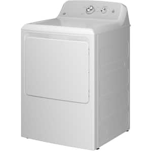 7.2 cu. ft. vented Electric Dryer in White with Auto Dry and 120ft Venting