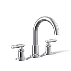 Torrington 8 in. Widespread Double Handle Bathroom Faucet in Polished Chrome