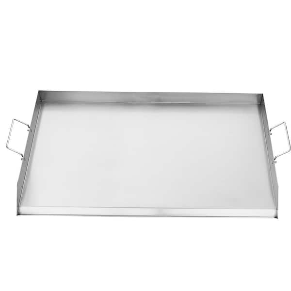 36x22 in Flat Top Griddle Stainless Steel Universal BBQ Grill Pan Cookware