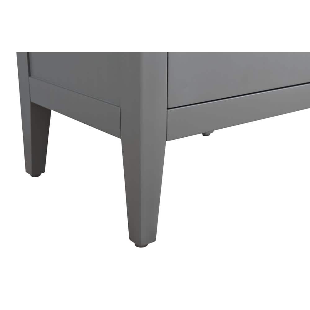 72" Cashmere Gray Double Sink Vanity with Engineered Marble Top