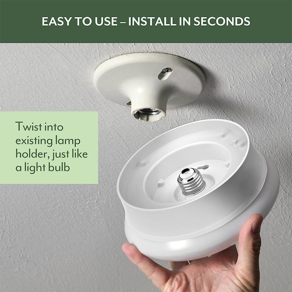 ETI LIGHTING 7 in. Spin Light LED Flush Mount Ceiling Light ETI LIGHTING 7 in. Spin Light LED Flush Mount Ceiling Light