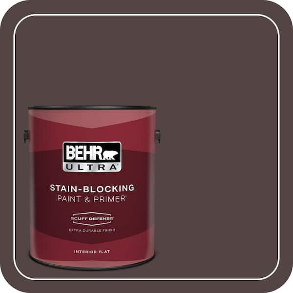BEHR ULTRA 1 gal. #ECC-43-3 Chaparral Extra Durable Flat Interior Paint & Primer