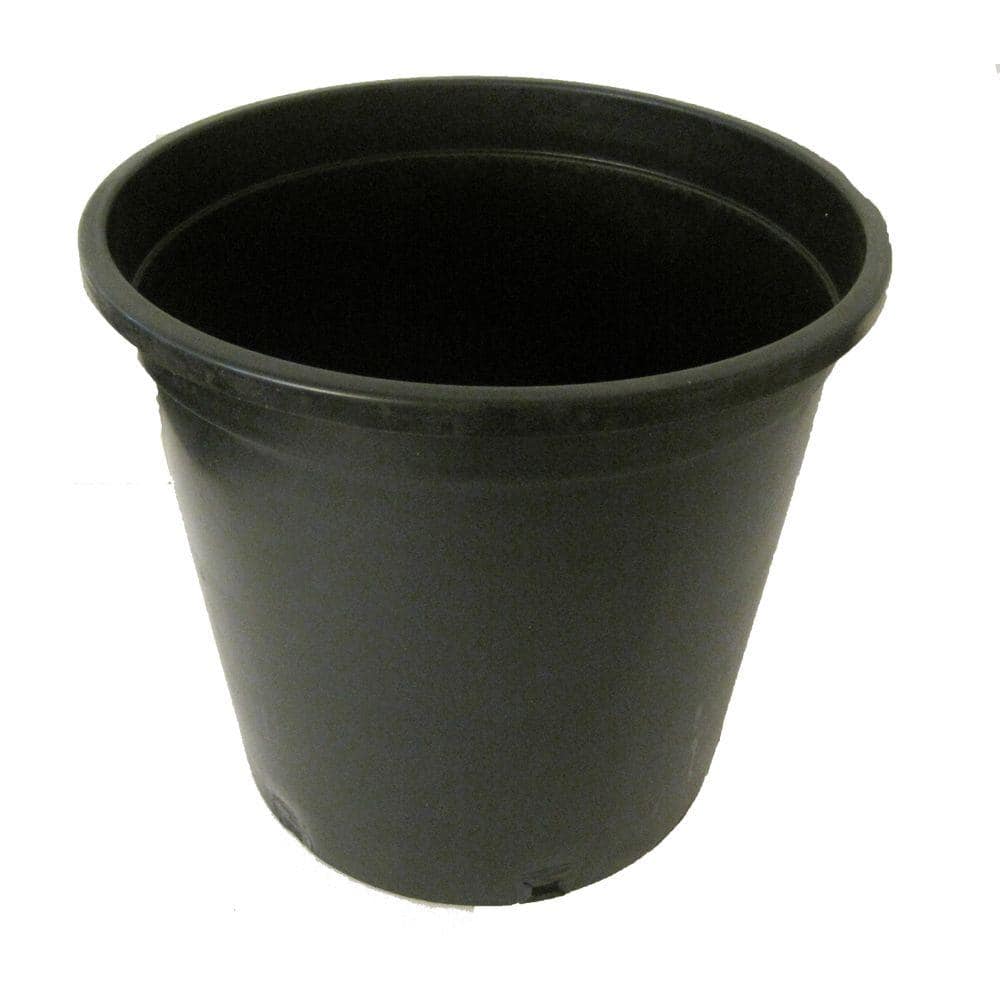 Viagrow 1 gal. Plastic Nursery Pots (3.78 Liters) 10-Pack