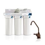 Drinking Water Purifier Dispenser Filtration System with Oil Rubbed Bronze Faucet