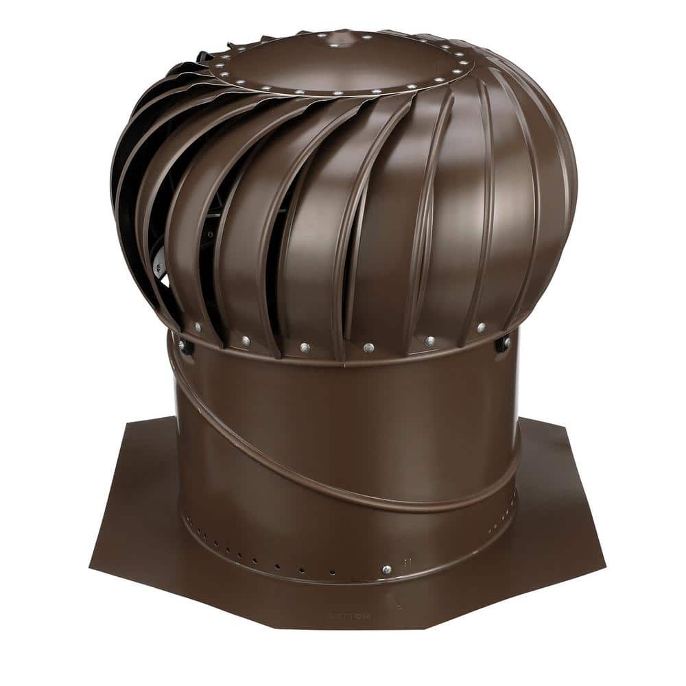 14 in. Brown Aluminum Internally Braced Wind Turbine