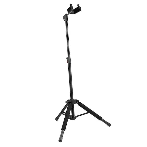 Tripod Guitar Stand 33 lbs. /15 kg Weight Capacity Foldable Floor-Standing Display Rack with Adjustable Height