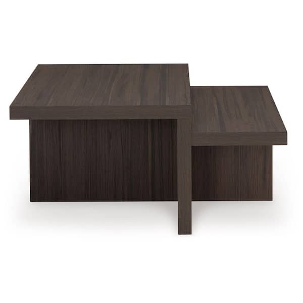 Zendex 2 Pack Tables - Brown Zendex 2 Pack Tables - Brown