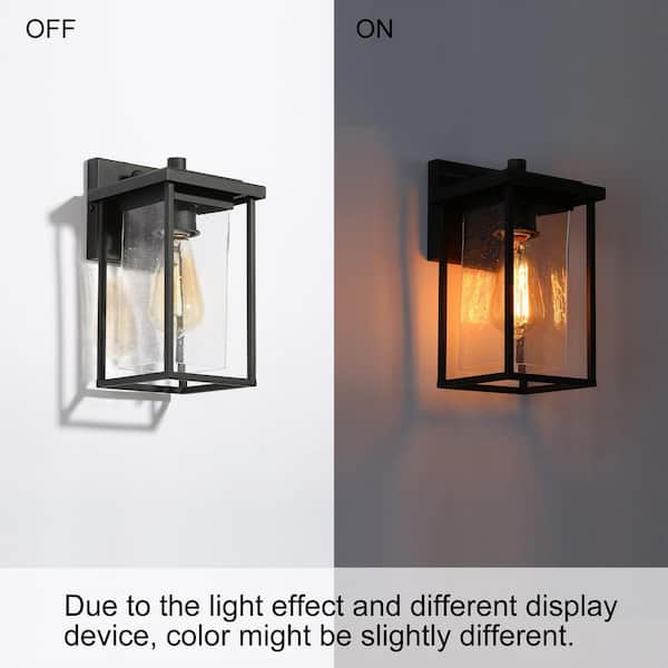 Black Square Indoor/Outdoor Lantern-Choose from 17 or 13