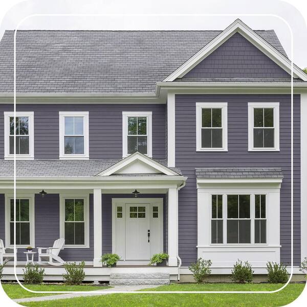 BEHR ULTRA 1 gal. #S570-7A Plush Purple Satin Enamel Exterior