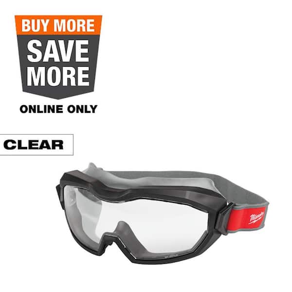 Clear Non-Vented Dual Coat Len's Goggles