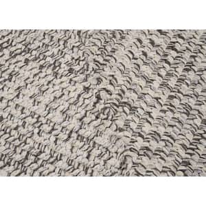 Wesley Silver Shimmer Doormat 2 ft. x 3 ft. Braided Area Rug