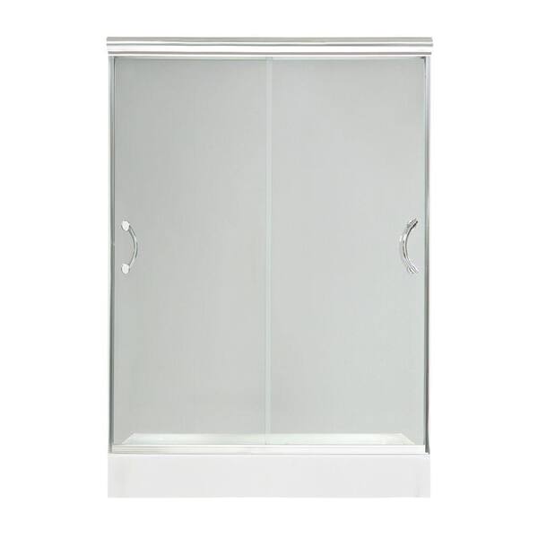 MAAX Gondola 42 in. to 47-1/2 in. W Shower Door in Chrome with 10MM Clear Glass-DISCONTINUED