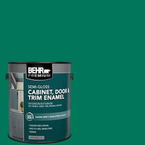 1 gal. #OSHA-2 OSHA SAFETY GREEN Semi-Gloss Enamel Interior/Exterior Cabinet, Door & Trim Paint