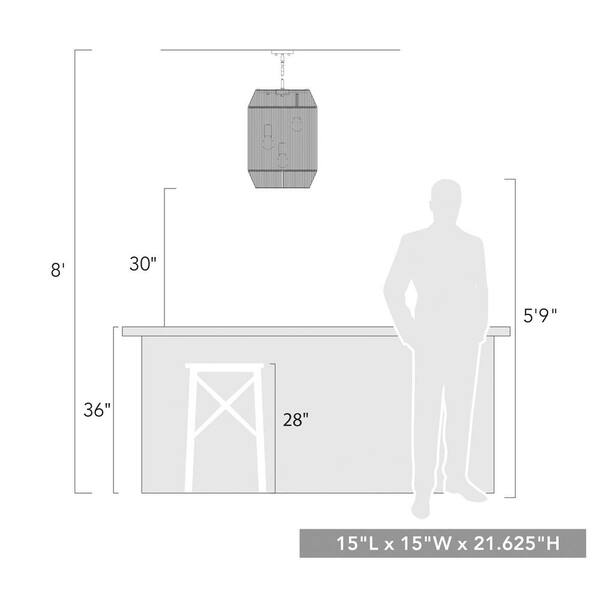 Golden Lighting - Marlee 3-Light Matte Black and Natural Raphia Rope Linear Pendant Light