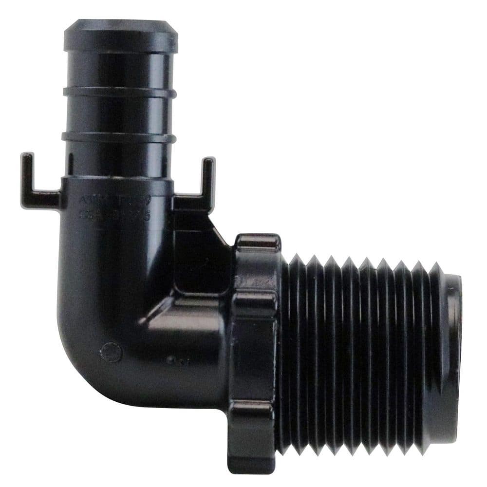 1/2 in. Plastic PEX-B Barb x Male Pipe Thread 90-Degree Elbow (5-Pack) price history on PriceWatchPro