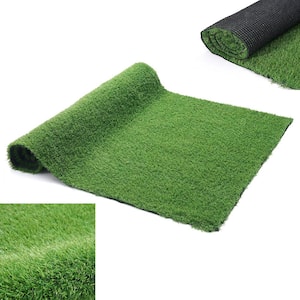 4 ft. x 6.6 ft. Green Artificial Grass Sod