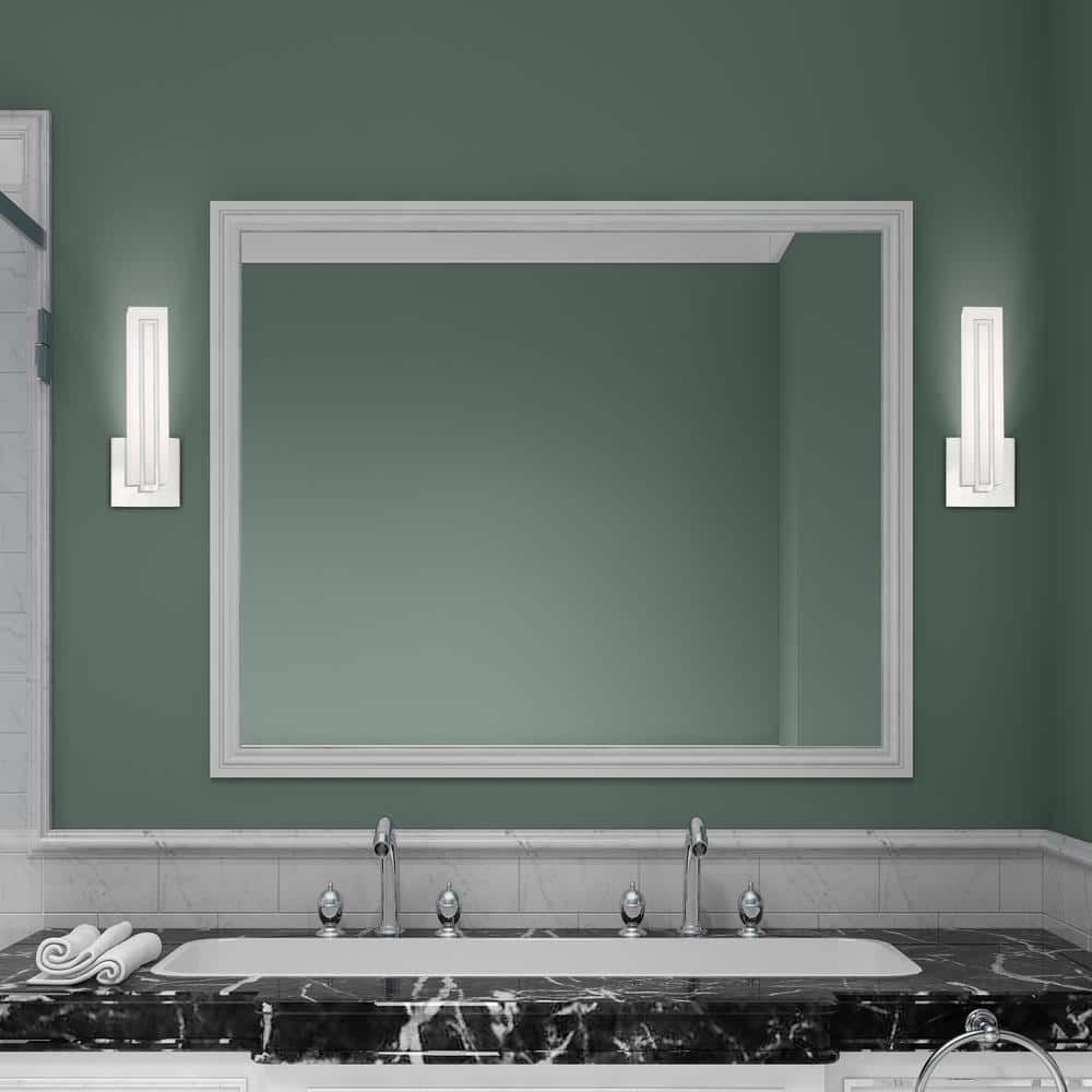 12" Polished Chrome Dimmable LED Vanity Wall Sconce