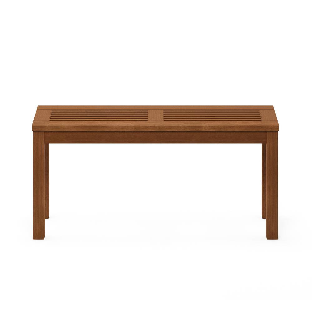 Tioman Natural Hardwood Outdoor Backless Bench