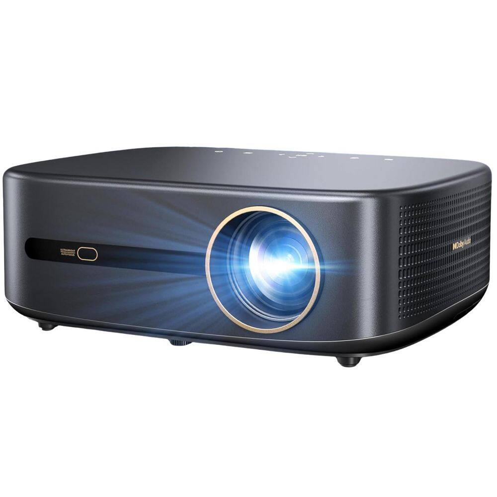1920 x 1080 4K Smart Projector with WiFi 6 and Bluetooth with 30W Speakers,