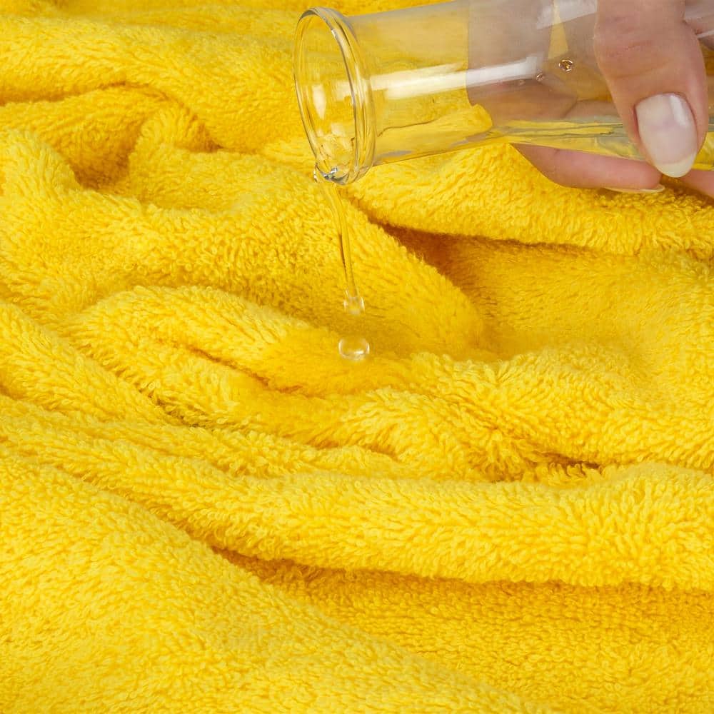 Oversized Lemon Yellow Turkish Cotton Jumbo Bath Sheet