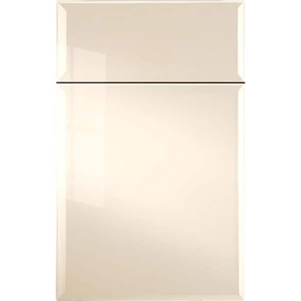 InnerMost 14x12 in. Morado Thermofoil Cabinet Door Sample in Pearl Gloss