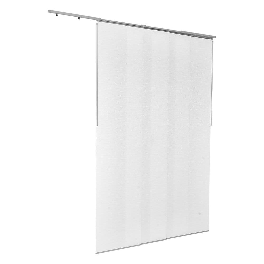 Panel Track Blinds, Extendable 45.8-86 in. W, Trimmable to 96 in. H, Vertical Blinds for Doors, Divider, Window, White price history on PriceWatchPro